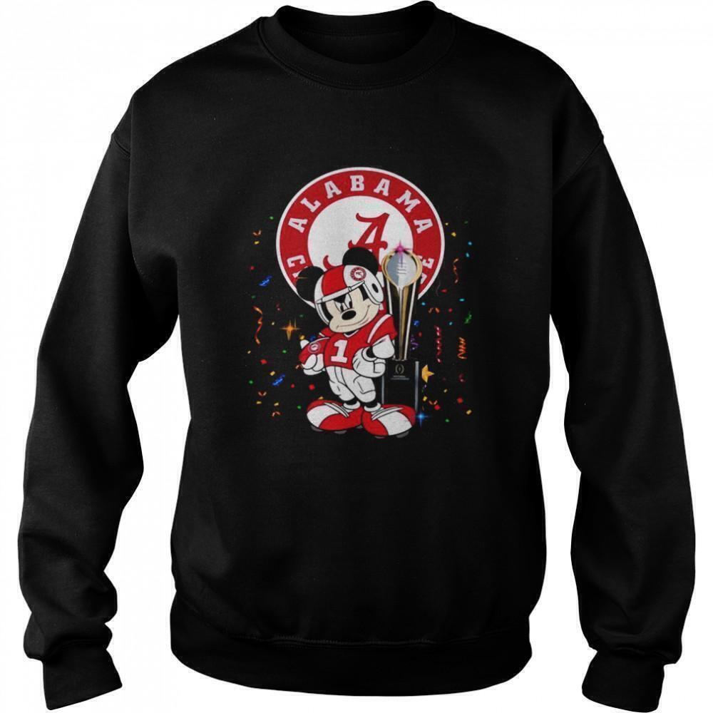 Mickey Mouse Alabama Crimson Tide Football Sweatshirt